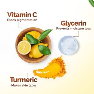 Mamaearth Vitamin C Daily Glow Light Moisturizing Cream with Vitamin C & Turmeric 50g | For Face, Hand & Body | 24H Moisturization | Quick Absorbing, Non-Greasy | Soft Moisturizer | All Skin Types - Image 4