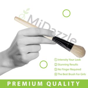 Midazzle Premium Wooden Face Pack Brush - Image 4