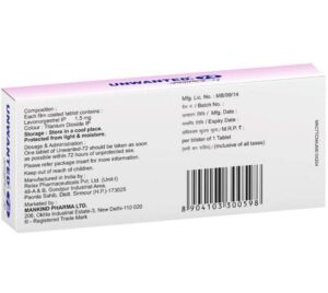 Unwanted-72 1.5 Mg - Strip of 1 Tablet - Image 3