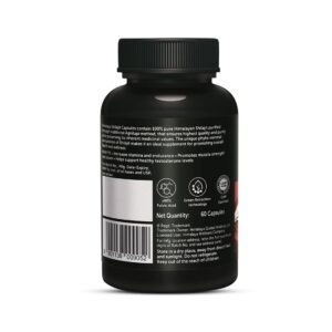 Himalaya Shilajit | 100% Pure Shilajit I 60 Capsules | Enhances Stamina, Energy, and Power | Supports Healthy Testosterone Levels - Image 2