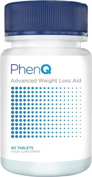 PhenQ Advanced Weight Loss Aid Supplements, Natural Fat Burner Tablet (500mg) for Weight Loss for Women & Men, Metabolism Booster to Burn Calories - 60 capsules