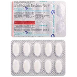 Carbophage XR 1000mg Tablets - 10 Tablets - Image 2