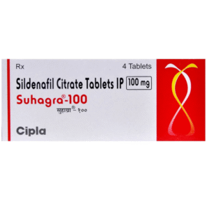 Suhagra 100 Mg - Strip of 4 Tablets