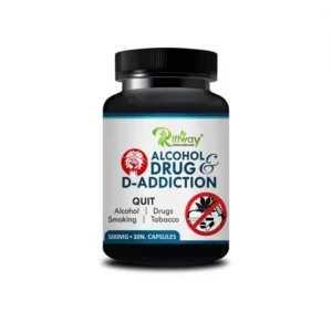 Riffway Alcohol Drug & D-Addiction (30caps) Natural way to Quit Alcohol & Tobacco