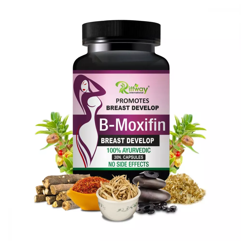 Riffway B-Moxifin Breast Devlop (30caps) Tighten the skin & Support Overall Wellness