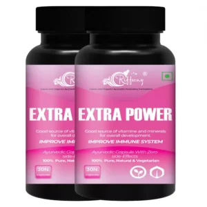 Riffway Extra Power Capsule For Women (30cap, Pack of 2) Promotes overall development and supports the immune system function