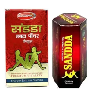Dr Chopra Sandda Double Power Capsule + Oil For Men (60caps + 15ml)