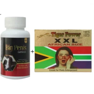 Dr Chopra Big Penis Capsule + Xxl African Size Cream (60caps + 10g)