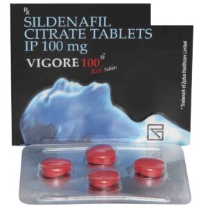 Vigore 100 Red Tablet (Pack of 120 Tablets) Full Box